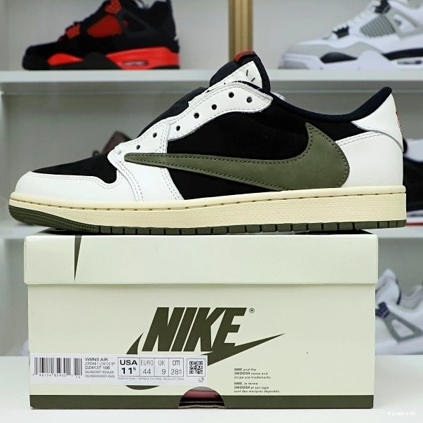 1 LOW NIKE TRAVIS X OG AIR “Olive” SCOTT JORDAN 0306